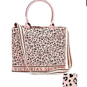 Victoria's Secret Leopard Logo Tote